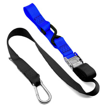 Kustom Hardware Black/Blue 38mm Snap Hook Tie Downs
