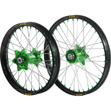Kite/Excel Takasago Kawasaki KX250F 21-26 KX450F 19-26 21"/19" Green Wheel Set