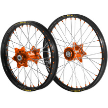 Kite/Excel Takasago KTM SX/SXF 23-27 21"/19" Orange Wheel Set