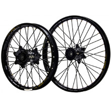 Kite/Excel Takasago KTM/Husqvarna 85 BW 12-20 19"/16" Black Wheel Set