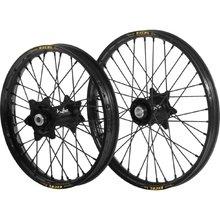 Kite/Excel Takasago KTM/Husqvarna/Gas Gas 85 SX/TC/MC BW 25-27 19*/16* Black Elite Wheel Set