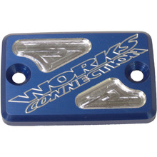 Works Connection Blue Billet Front Brake Cap