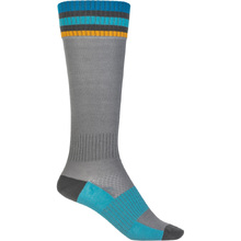 Fly Racing MX Thin Grey Riding Socks