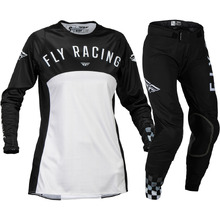 Fly Racing 2025 Lite Black/Grey Womens Jersey