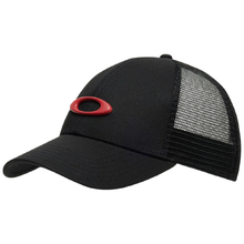 Oakley Ellipse Pitch Black/Flame Red Trucker Hat