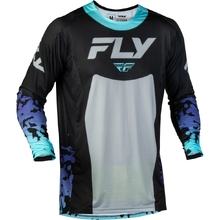 Fly Racing 2027 Lite Flake Black/Grey/Multi Jersey