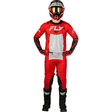Fly Racing 2027 Lite Flake Red/Grey/Black Gear Combo