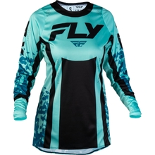 Fly Racing 2027 Lite Flake Aqua/Teal/Black Womens Jersey