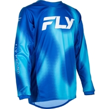 Fly Racing 2027 Kinetic Torch Light Blue/Blue Kids Jersey