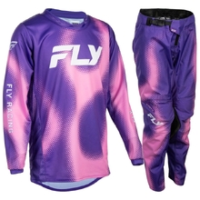Fly Racing 2027 Kinetic Torch Purple/Pink Kids Gear Set