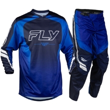 Fly Racing 2027 F-16 Raze Navy/Blue/White Kids Gear Set