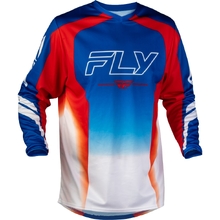 Fly Racing 2027 F-16 Raze Red/White/Blue Kids Jersey