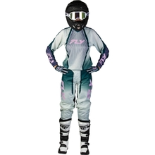 Fly Racing 2027 F-16 Lift Green/Purple/Pink Womens Gear Combo