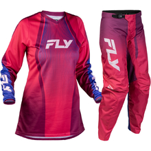 Fly Racing 2027 F-16 Lift Pink/Purple/White Womens Gear Set