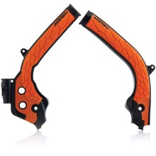 Acerbis KTM/Husqvarna 16-19 X-Grip Black/Orange Frame Guards