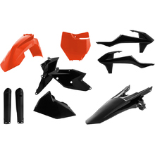 Acerbis KTM SX/SX-F 2016-18 Orange Black Plastics Kit
