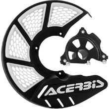 Acerbis Triumph TF 250/450 X-Brake 2.0 Black/White Front Disc Cover & Black Mount Kit