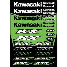 Factory Effex Kawasaki KX OEM Replica Sticker Sheet