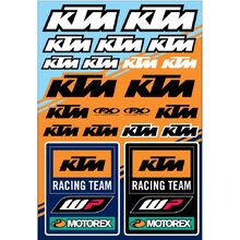 Factory Effex KTM Racing OEM Replica Sticker Sheet