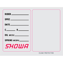 Factory Effex Showa Suspension Spec Sticker - 3 Pack
