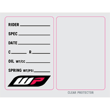 Factory Effex WP Suspension Spec Sticker - 3 Pack