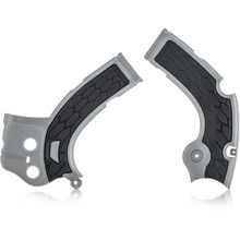 Acerbis Yamaha YZ250F/450F WR450F X-Grip Silver/Black Frame Guards