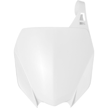 Acerbis Yamaha YZ250F 19-23 YZ450F 18-22 White Front Number Plate