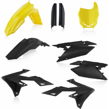 Acerbis Suzuki RMZ250 19-27 450 18-27 Yellow Black Plastics Kit