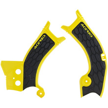 Acerbis Suzuki RMZ450 18-27 RMZ250 19-27 Yellow/Black X-Grip Frame Protector