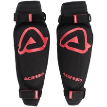 Acerbis Black/Red Kids Soft Knee Guards