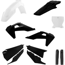 Acerbis Husqvarna TC/FC 125-450 19-21 Black White Plastics Kits