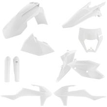 Acerbis KTM EXC/EXC-F 2017-19 White Plastics Kit