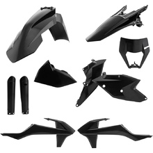 Acerbis KTM EXC/EXC-F 2017-19 Black Plastics Kit