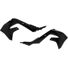 Acerbis Kawasaki KX250F 21-24 KX450F 19-23 Black Radiator Shrouds