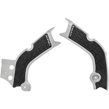 Acerbis Honda CRF450R 19-20 250R 20-21 Silver/Black X-Grip Frame Guards
