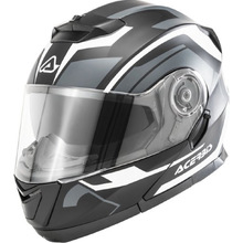 Acerbis Serel Black/Grey Modular Helmet