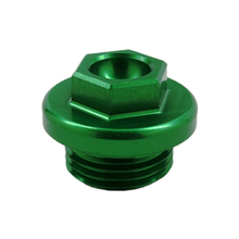Works Connection Kawasaki KX/KXF/KLX Green Oil Filler Plug