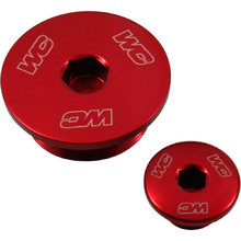 Works Connection Honda CRF250R 18-27 250F 19-27 Red Engine Plugs Kit