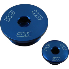 Works Connection Kawasaki KX450F 19-26 KX250F 20-27 Blue Engine Plug Kit