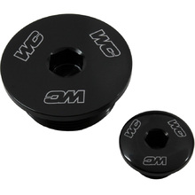 Works Connection Kawasaki KX450F 19-26 KX250F 20-27 Black Engine Plug Kit