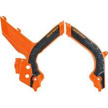 Acerbis KTM EXC/EXC-F 20-23 X-Grip Orange/Black Frame Guards