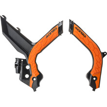 Acerbis KTM EXC/EXC-F 20-23 X-Grip Black/Orange Frame Guards