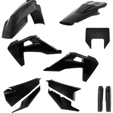 Acerbis Husqvarna TE/FE 20-21 Black Plastics Kit