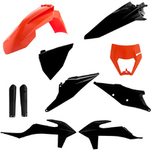 Acerbis KTM EXC/EXC-F 20-23 Orange/Black Plastics Kit