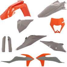 Acerbis Ktm Exc/F 20-23 Orange/Grey Plastic Kit