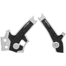 Acerbis Suzuki DR650 96-21 Silver/Black X-Grip Frame Guards