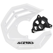 Acerbis Suzuki RMZ 250-450 05-27 White X-Future Front Disc Cover & Black Mount Kit