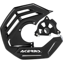 Acerbis Triumph TF 250/450 X-Future Black Front Disc Cover & Black Mount Kit