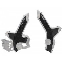 Acerbis Honda CRF300L 21-27 Silver/Black X-Grip Frame Guards