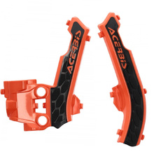 Acerbis KTM 50SX 16-23 Orange/Black X-Grip Frame Guards